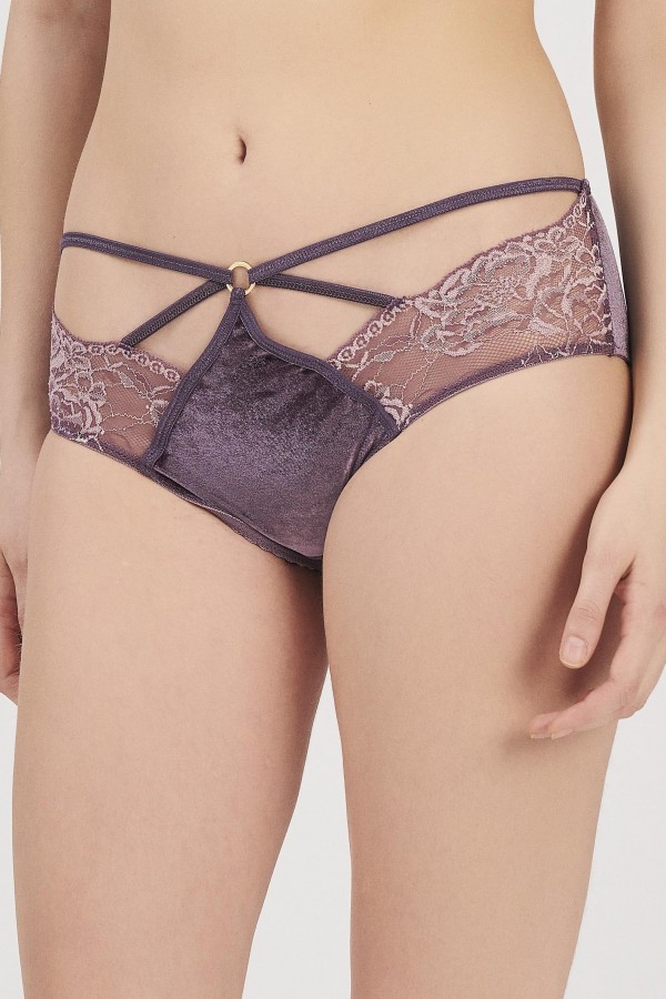 Gül Kurusu Rengi Kadife Slip 3221