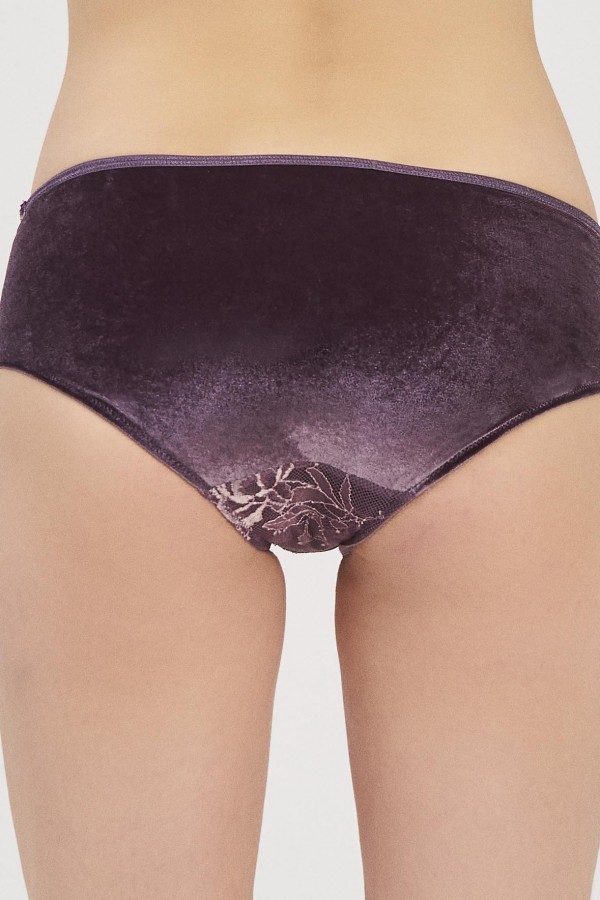 Gül Kurusu Rengi Kadife Slip 3221